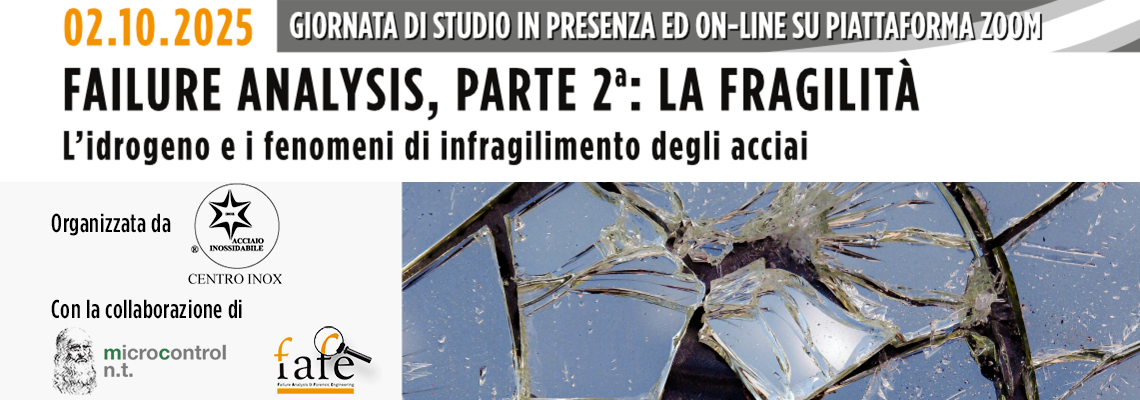 FAILURE ANALYSIS, PARTE 2a - LA FRAGILITÀ