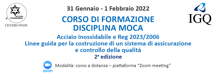 CORSO DI FORMAZIONE DISCIPLINA MOCA