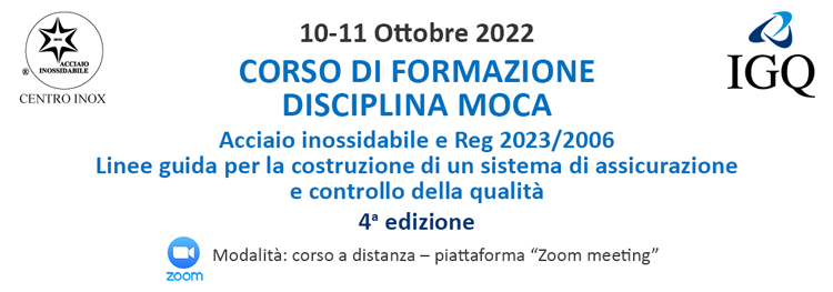 CORSO DI FORMAZIONE DISCIPLINA MOCA