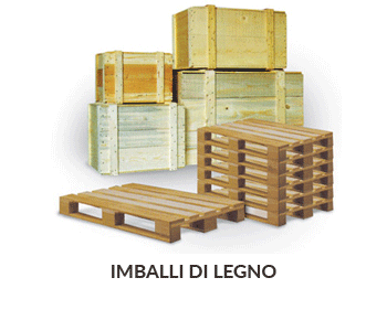 imballi di legno